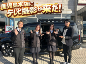 緊張のテレビ撮影の様子📺✨✨